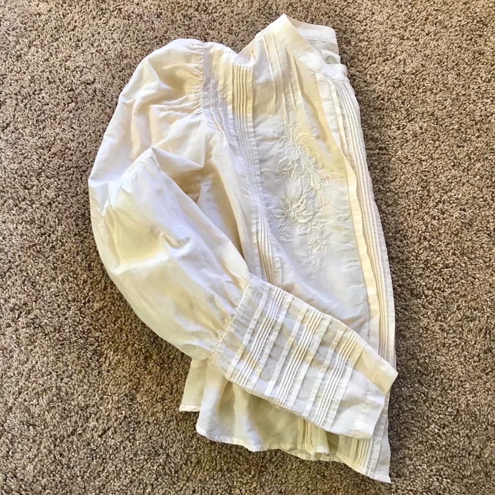 Anthropologie Victorian Style Blouse